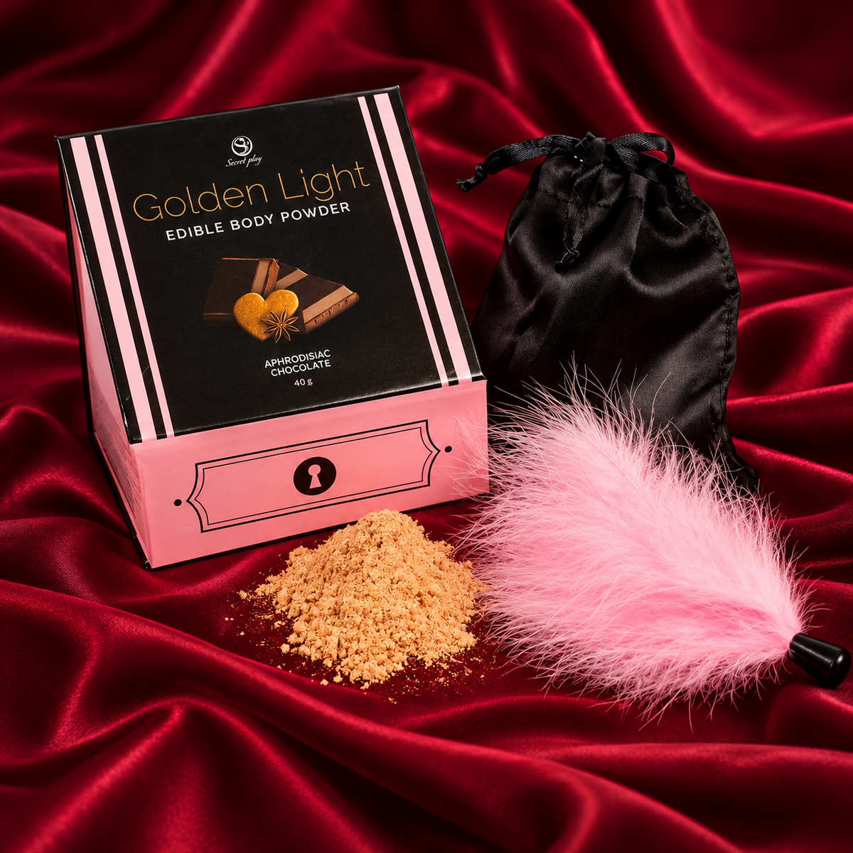 Poudre comestible scintillante – Chocolat