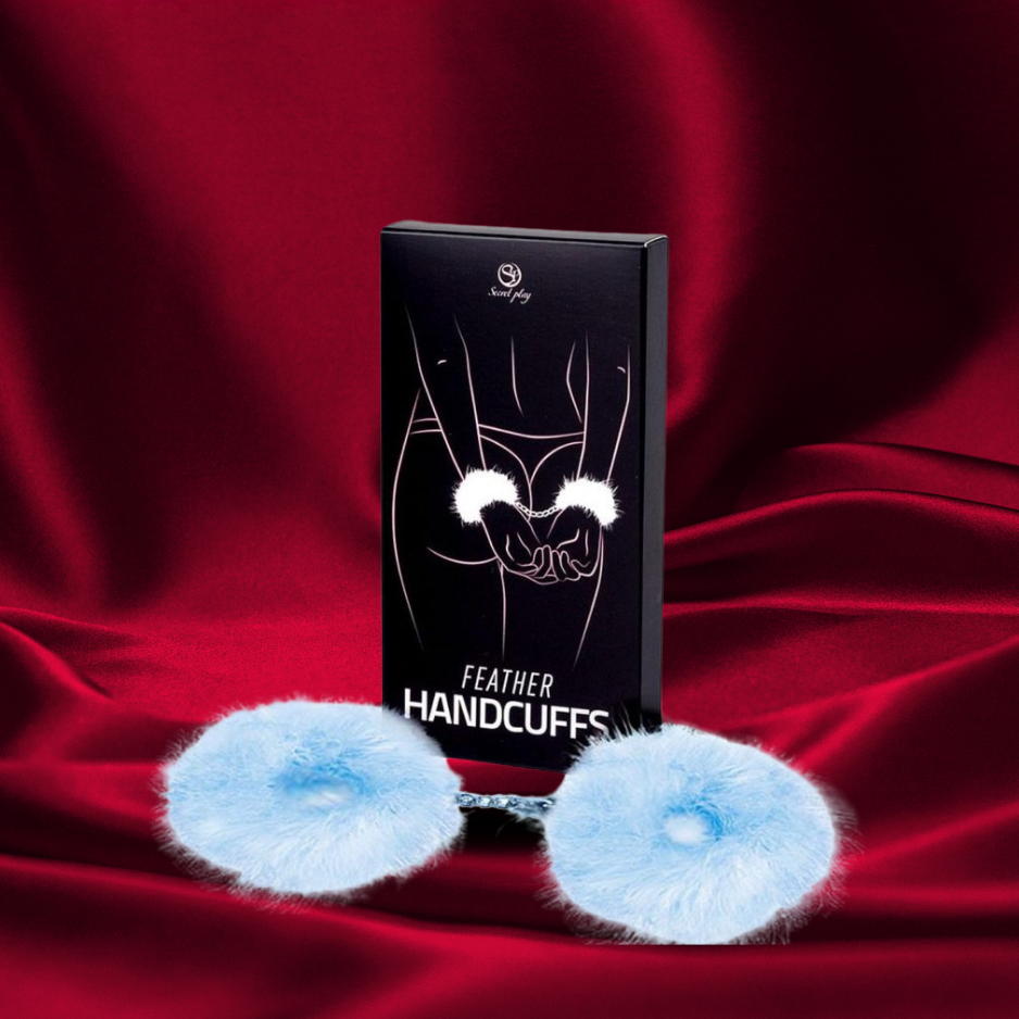 Menottes Plume bleu