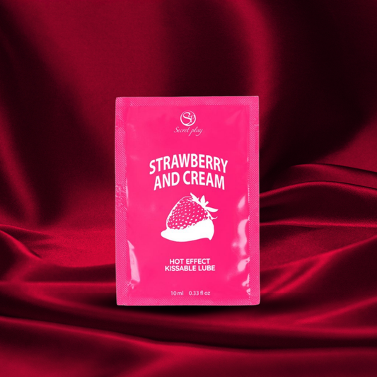 Lubrifiant effet Chaud à la Fraise  10 ml