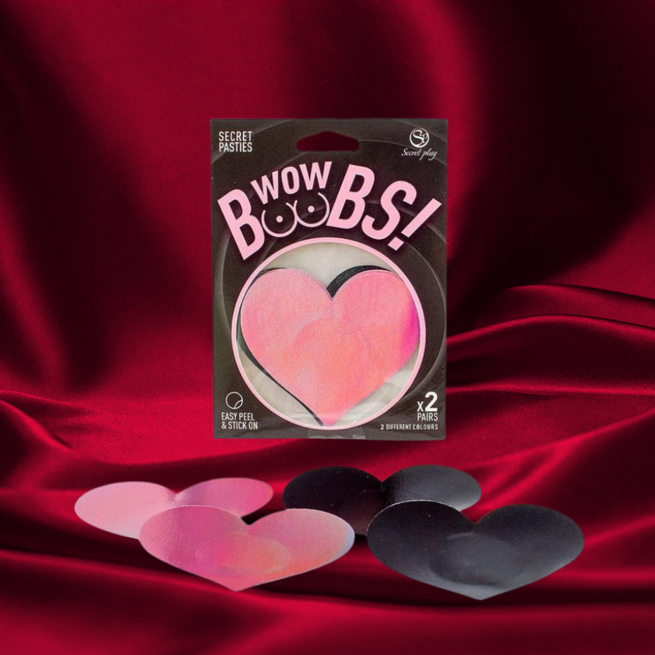 Caches-Tétons coeur