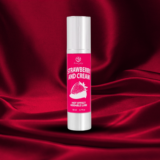 Lubrifiant effet chaud fraise au lait